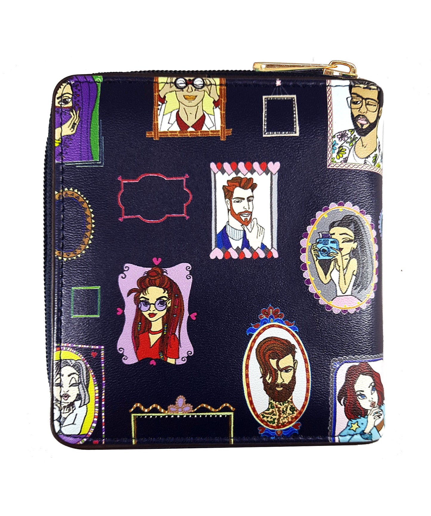 Frame Loop Wallet Navy Blue