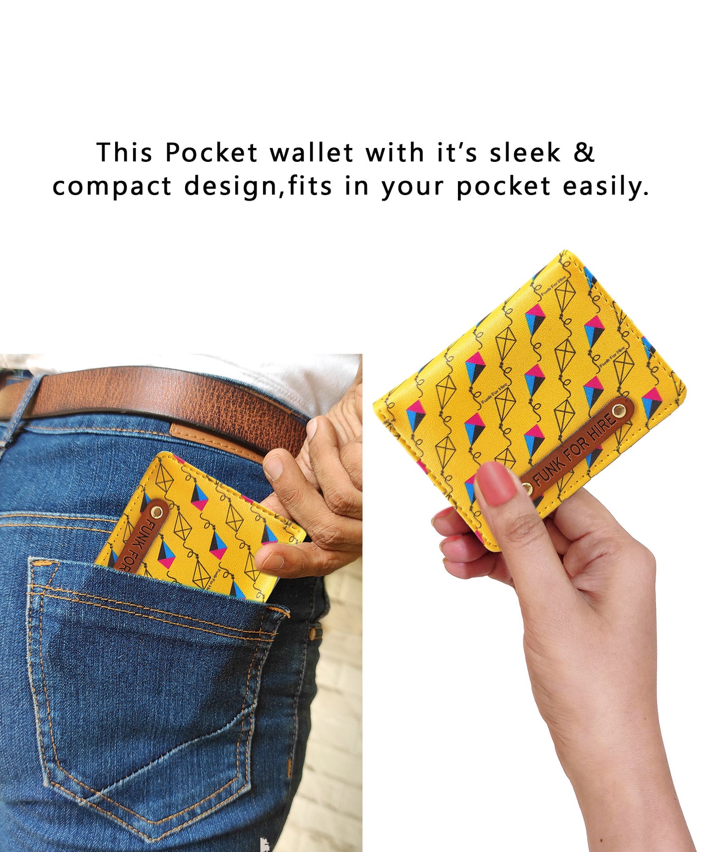 Kite Yellow Pocket Wallet
