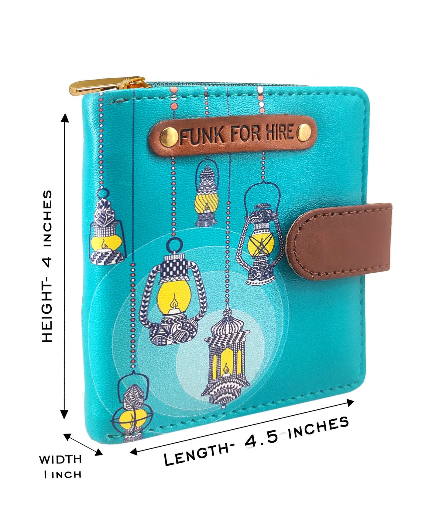 Latain Loop Wallet Aqua Blue