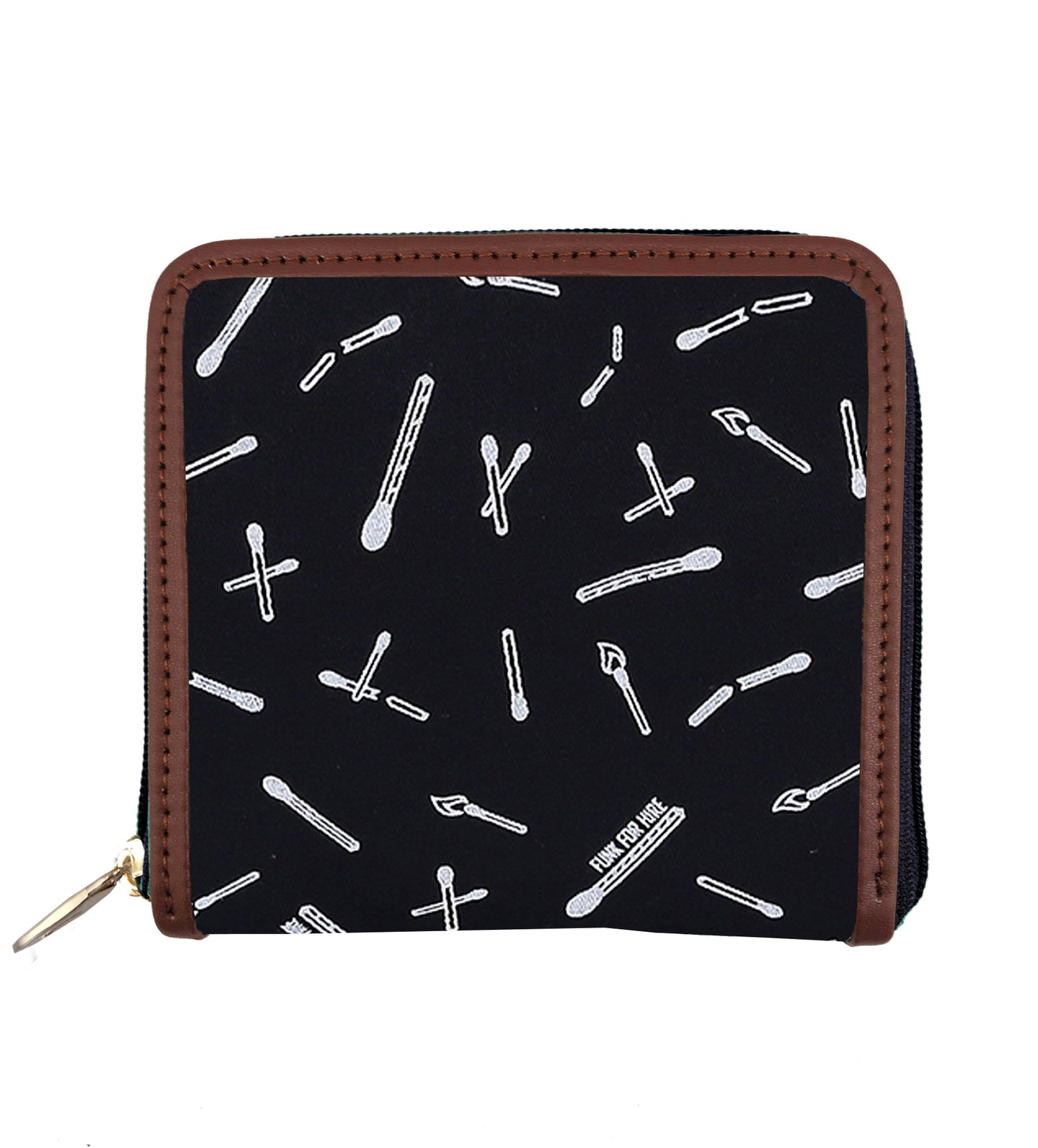 Match Stick Navy Square Wallet