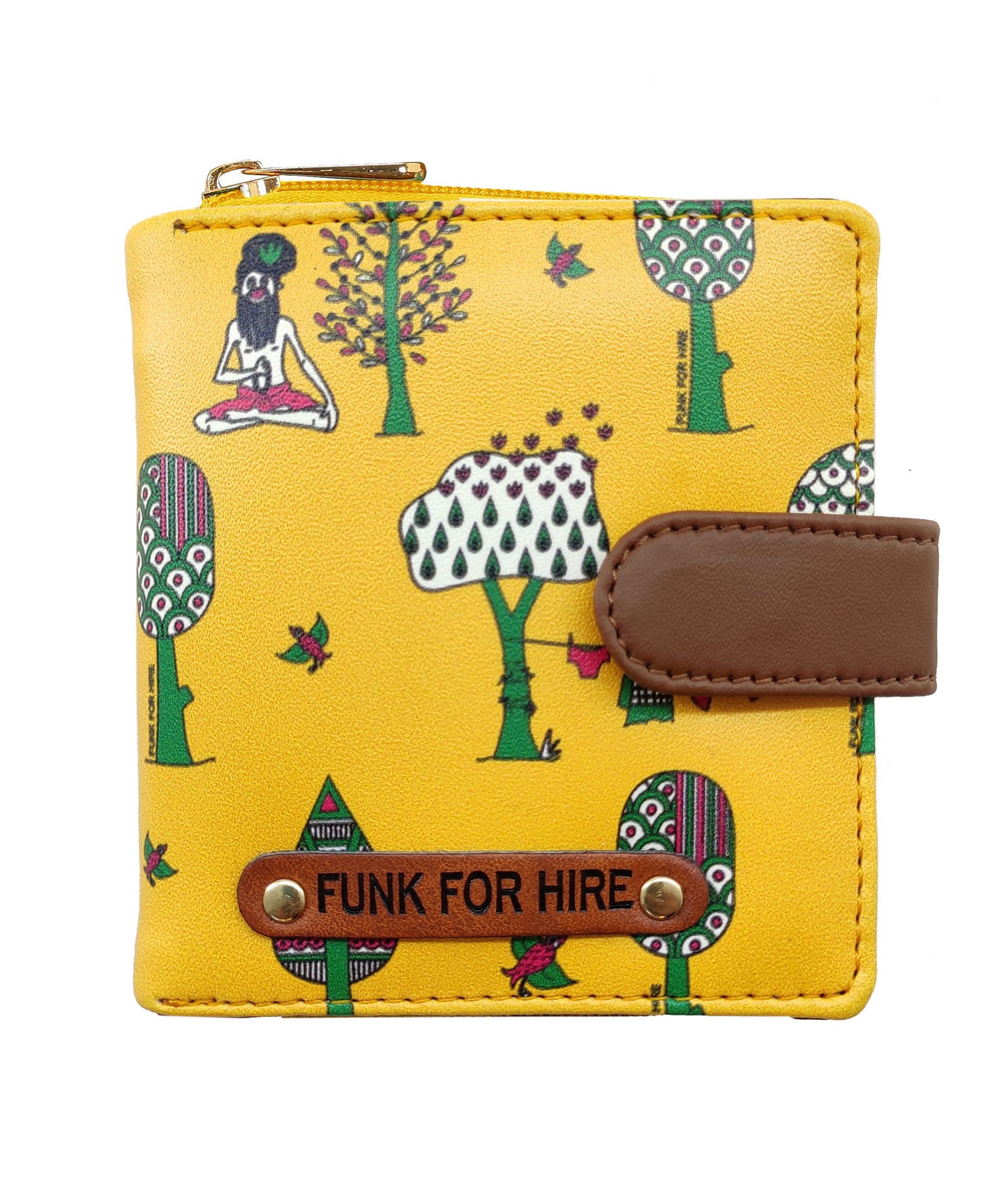 Tree Loop Wallet Mustard