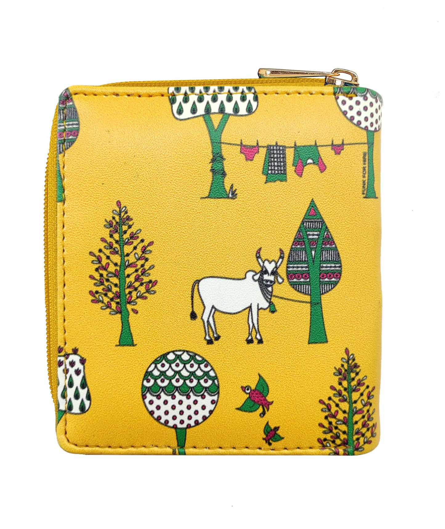 Tree Loop Wallet Mustard