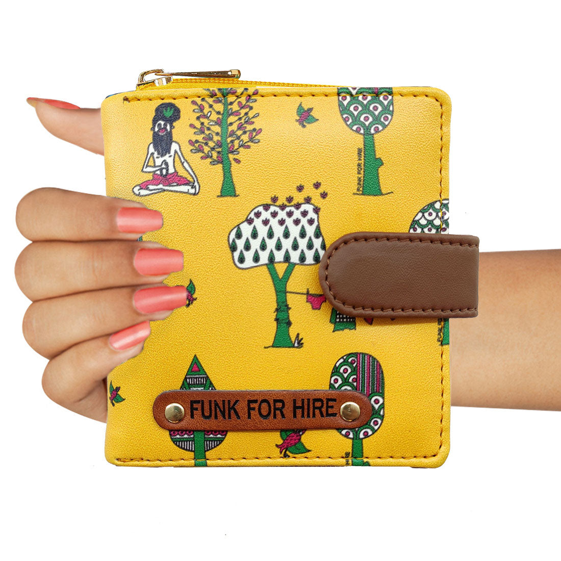 Tree Loop Wallet Mustard