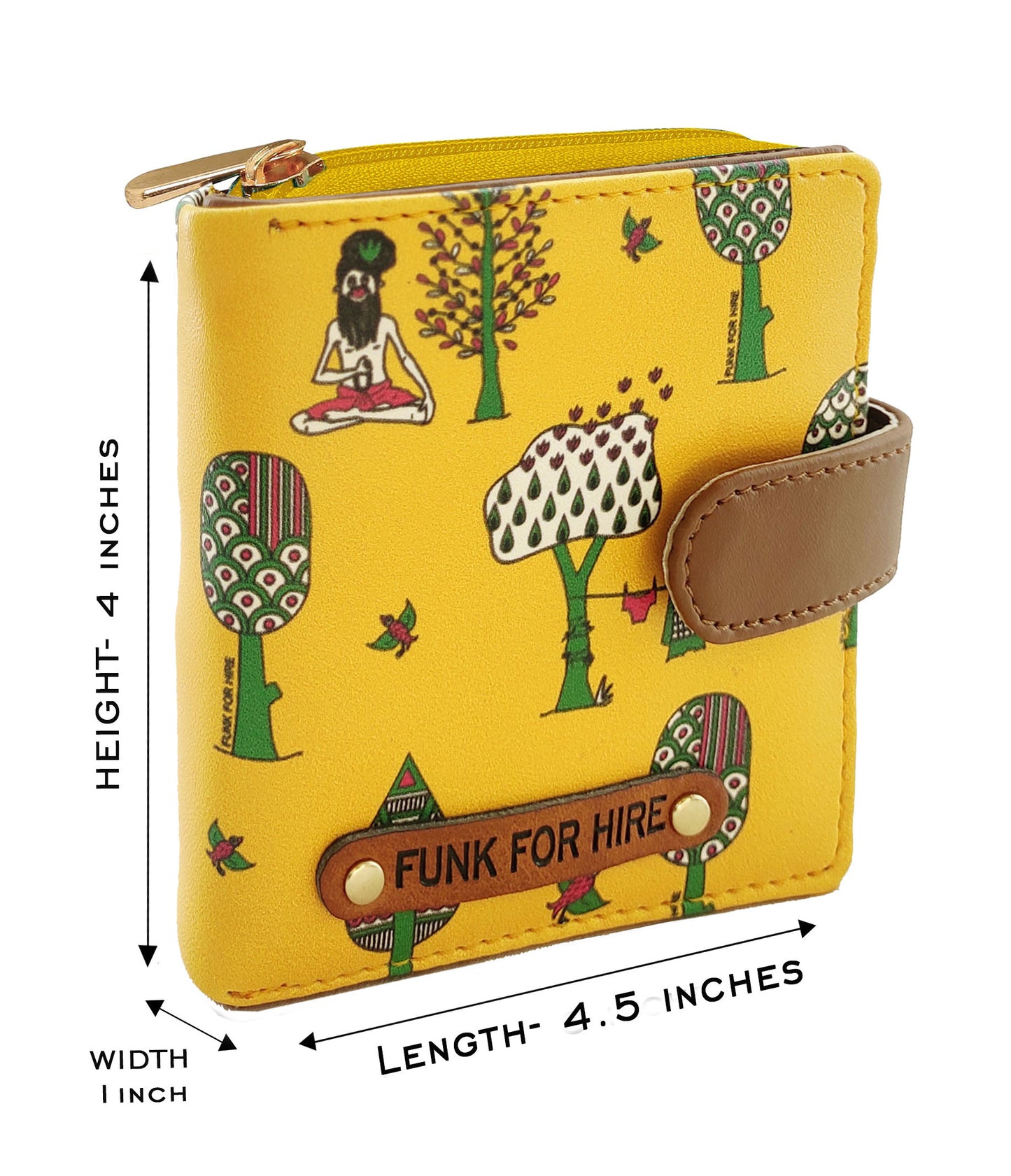 Tree Loop Wallet Mustard