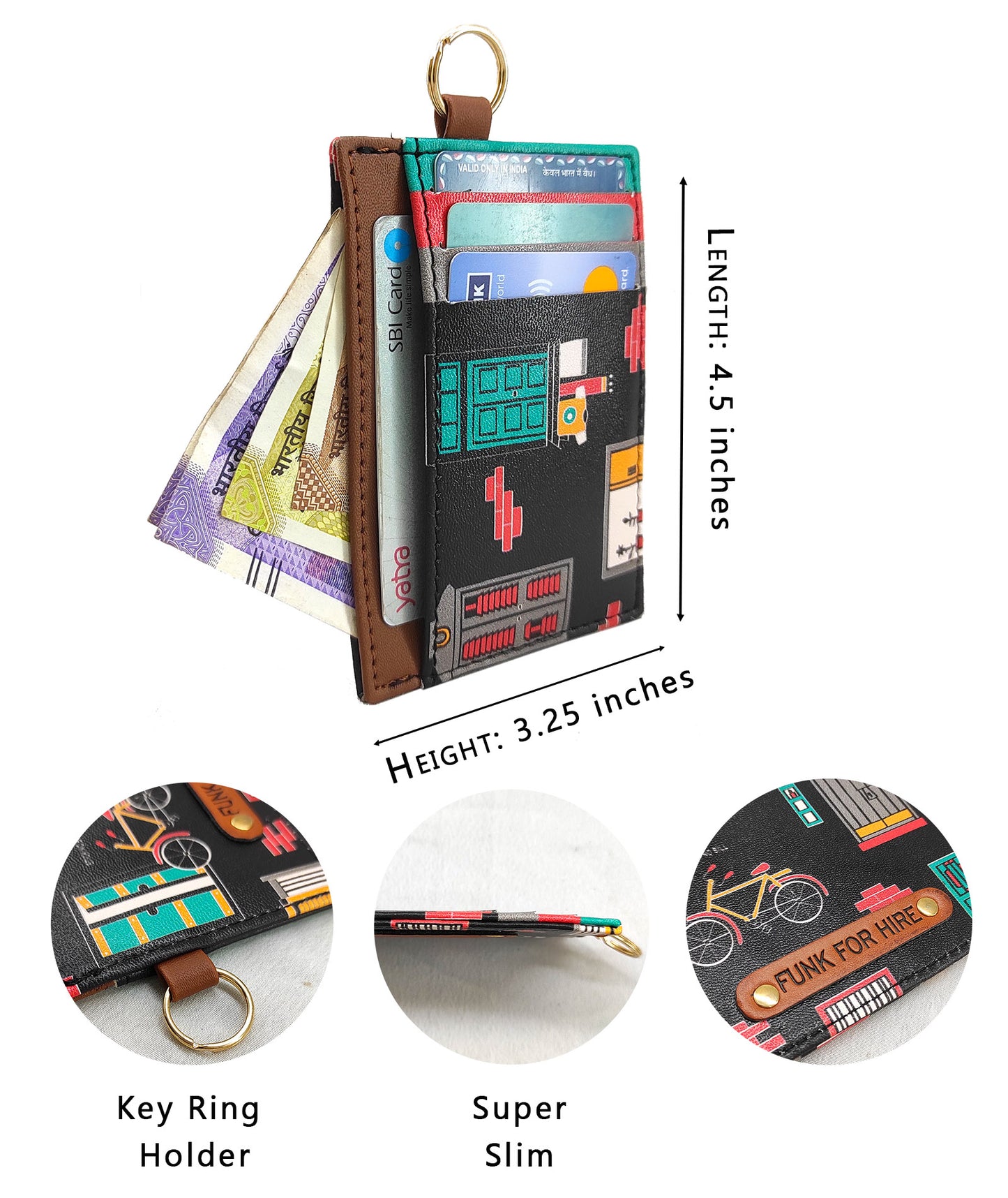 Combo Offers : Wall Laptop Black Sleeve & Wall Card Black Wallet