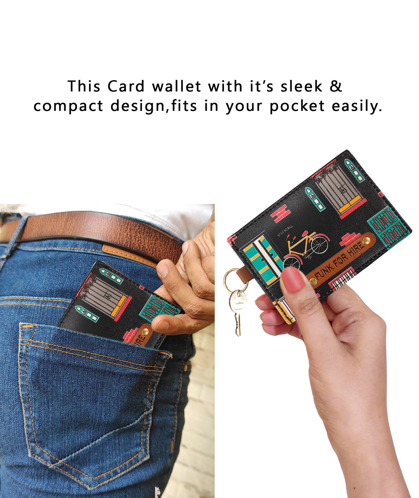 Combo Offers : Wall Laptop Black Sleeve & Wall Card Black Wallet
