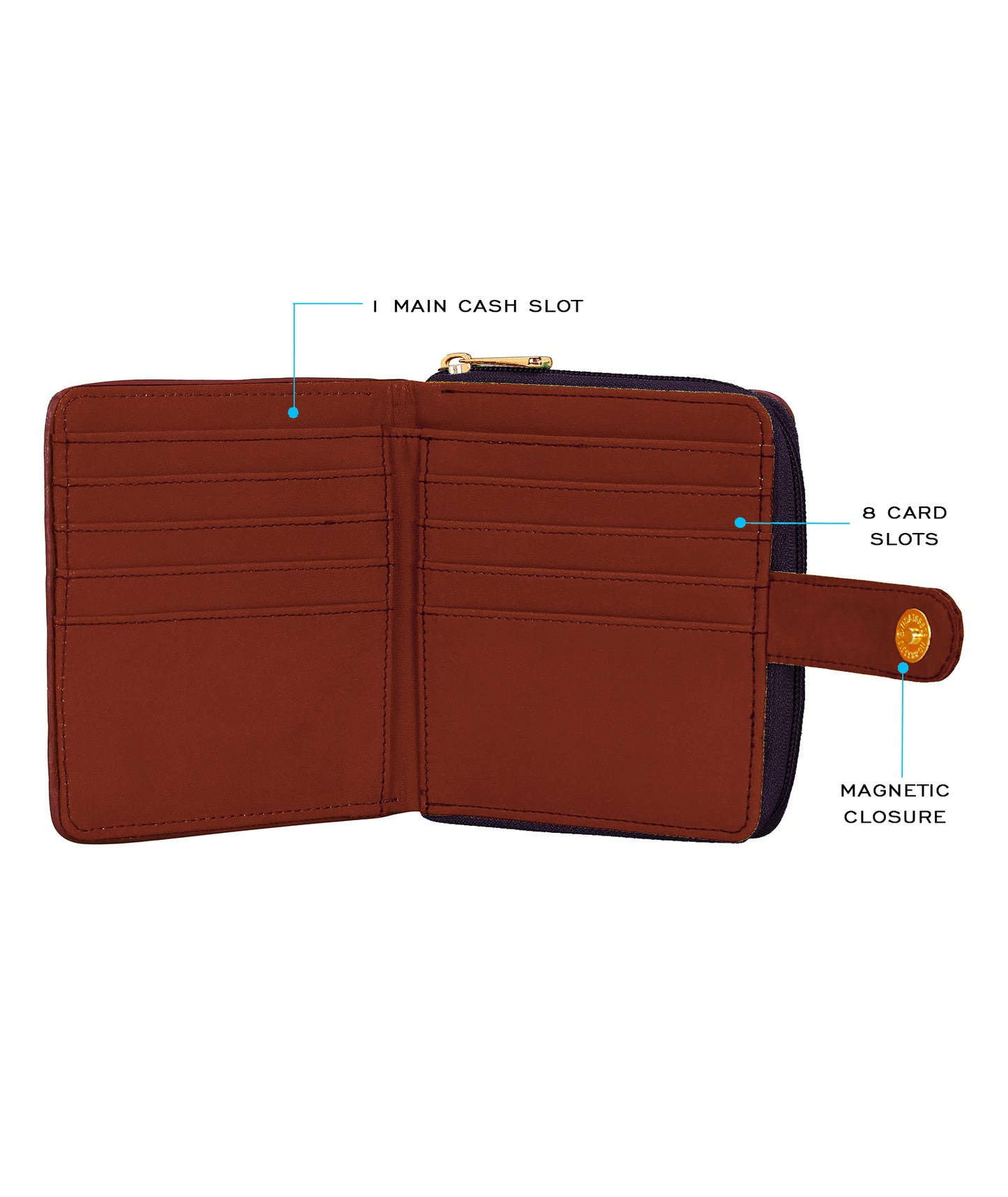 Combo Offers : Wall Laptop Black Sleeve & Wall Loop Navy Wallet