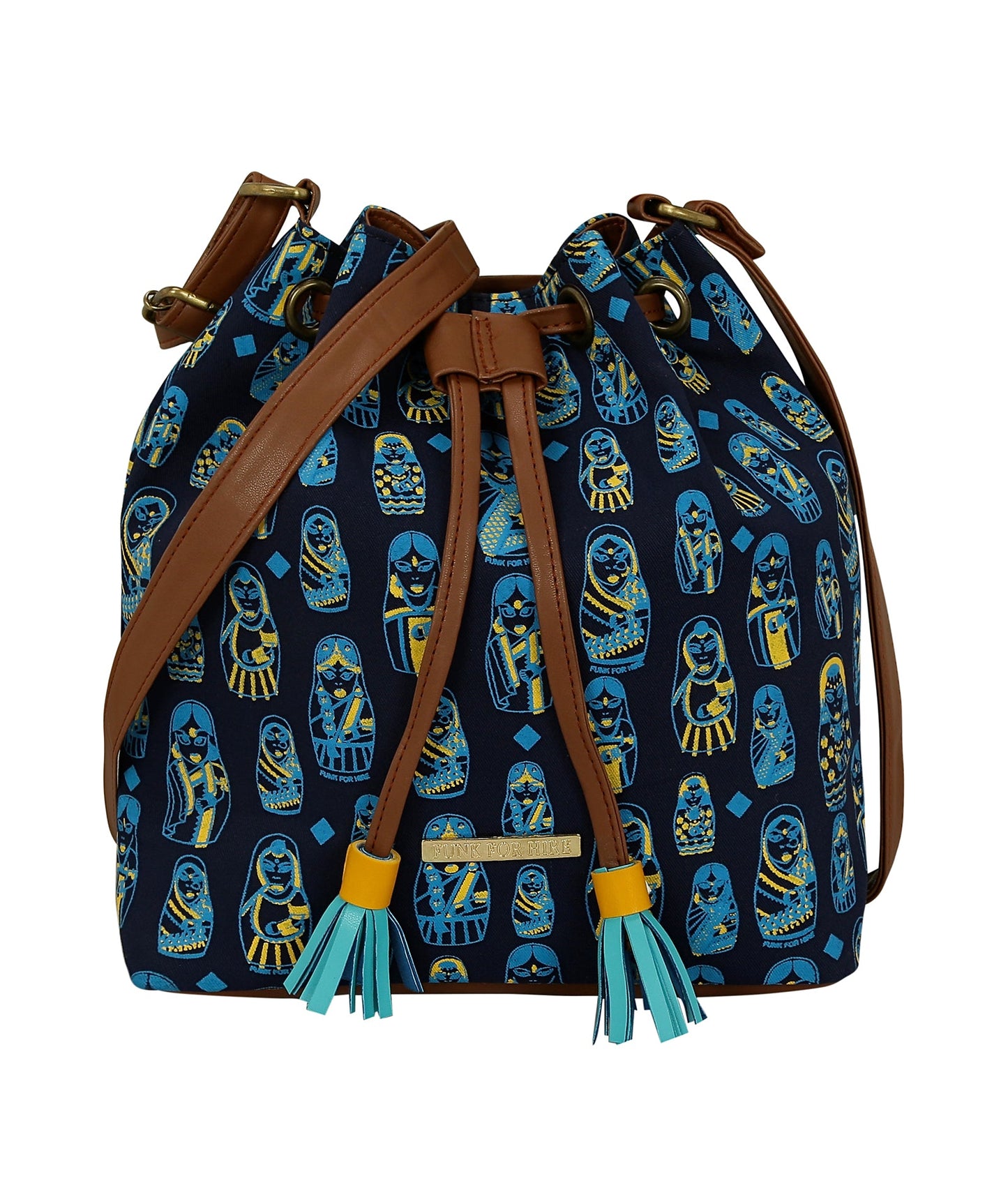 Combo Offers : Doll Drawstring Bag & Tree Pocket Teal Wallet