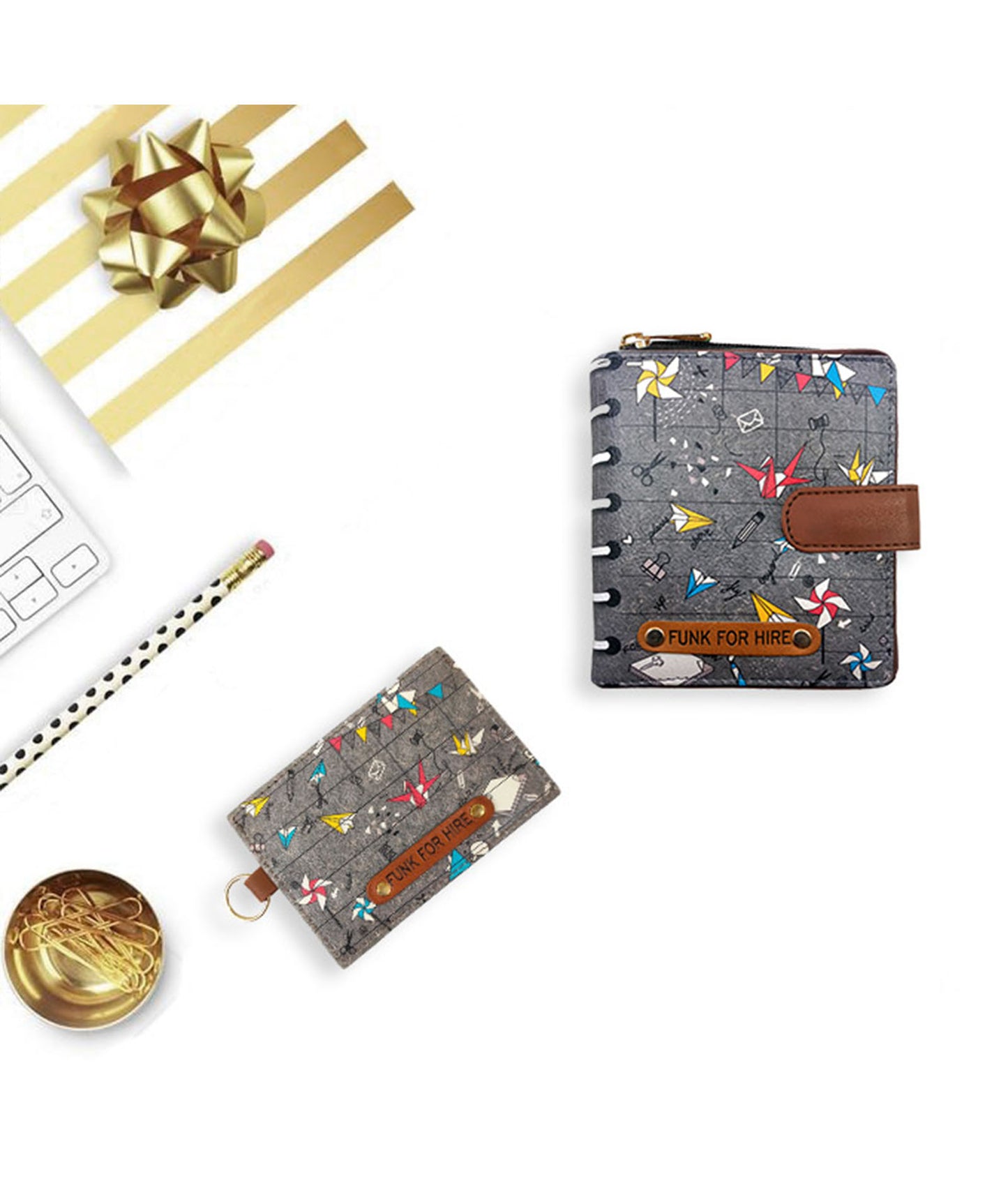 Combo Offers : Origami Loop Grey & Origami Card Wallet