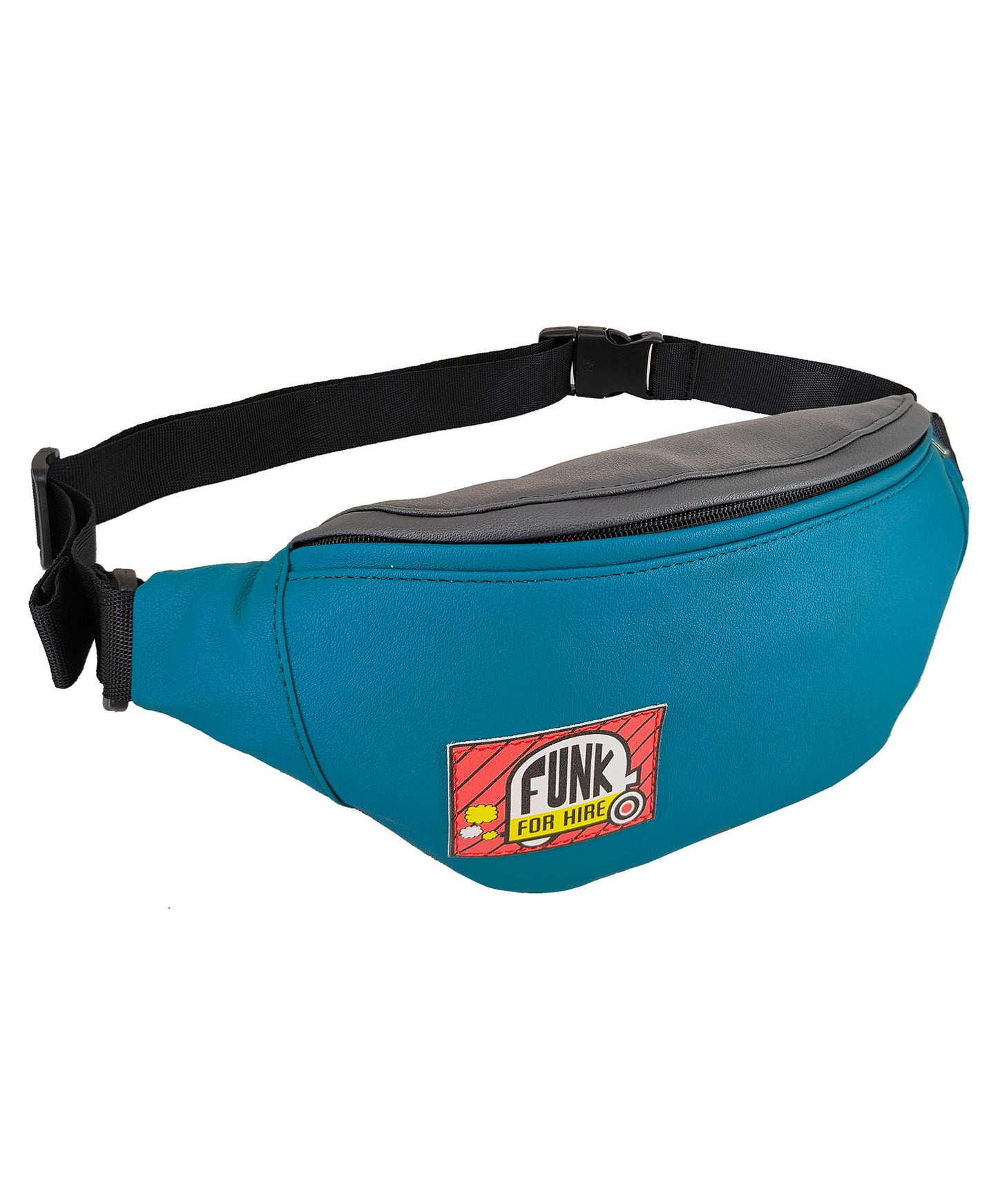 Teal and Grey Fanny Pack / Chest Bag