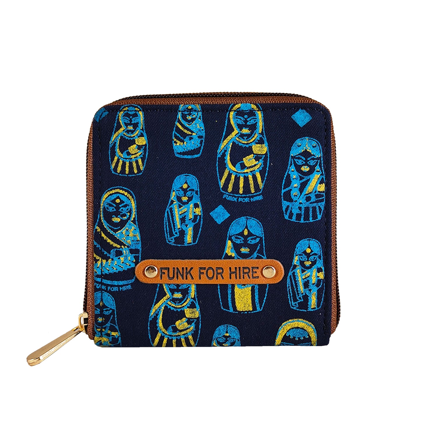 Combo Offers : Doll Drawstring Bag & Doll Square Navy Wallet