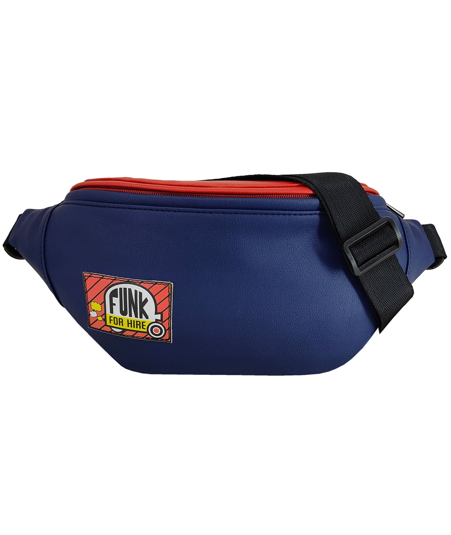 Navy and Red Fanny Pack / Chest Bag