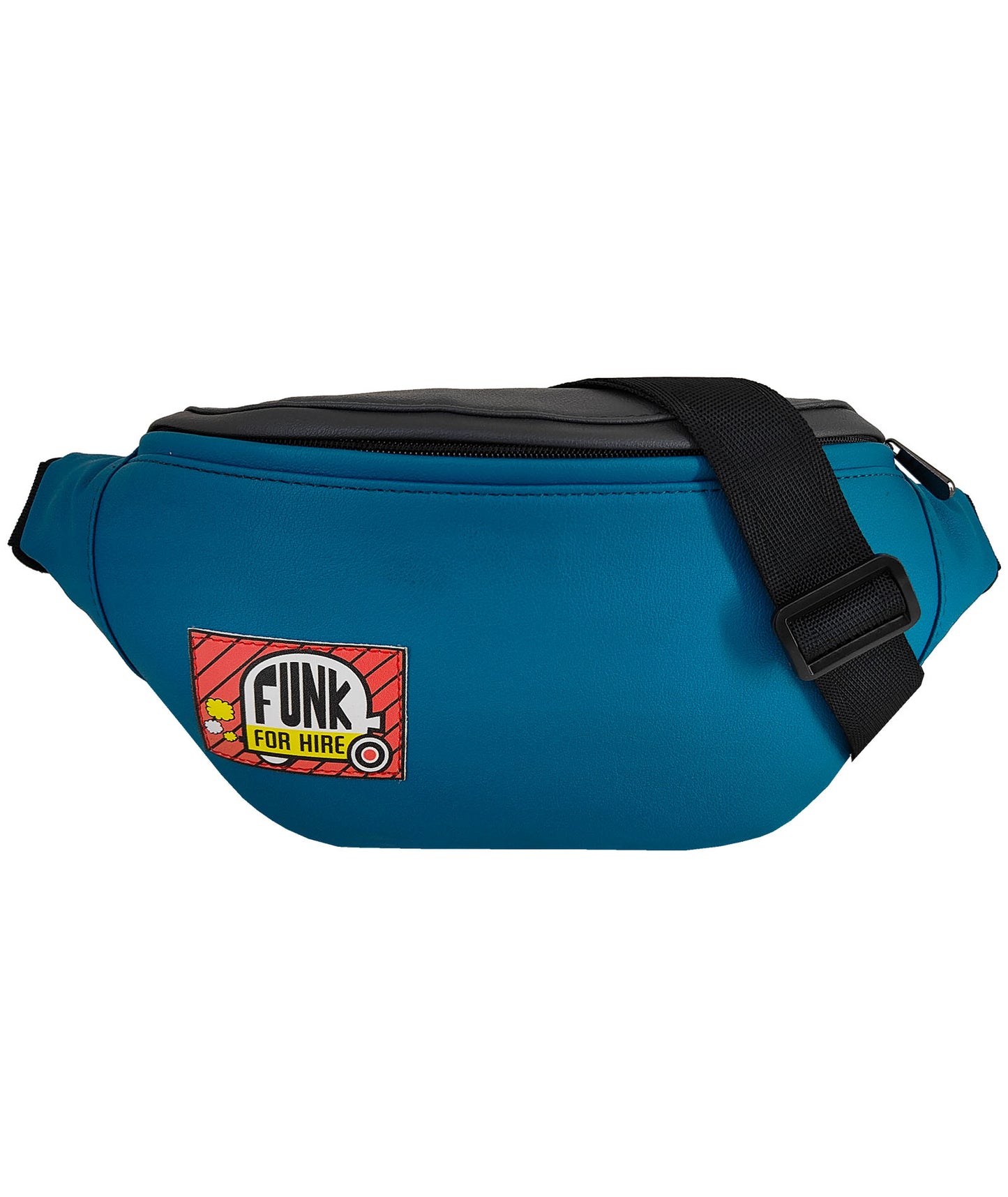 Teal and Grey Fanny Pack / Chest Bag