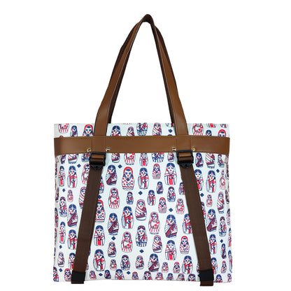 Tote Handbag  Doll White 13.3"