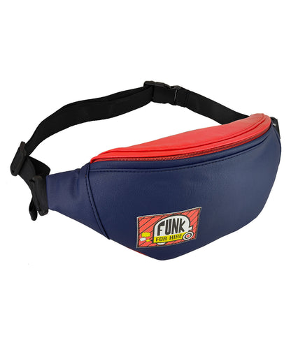 Navy and Red Fanny Pack / Chest Bag