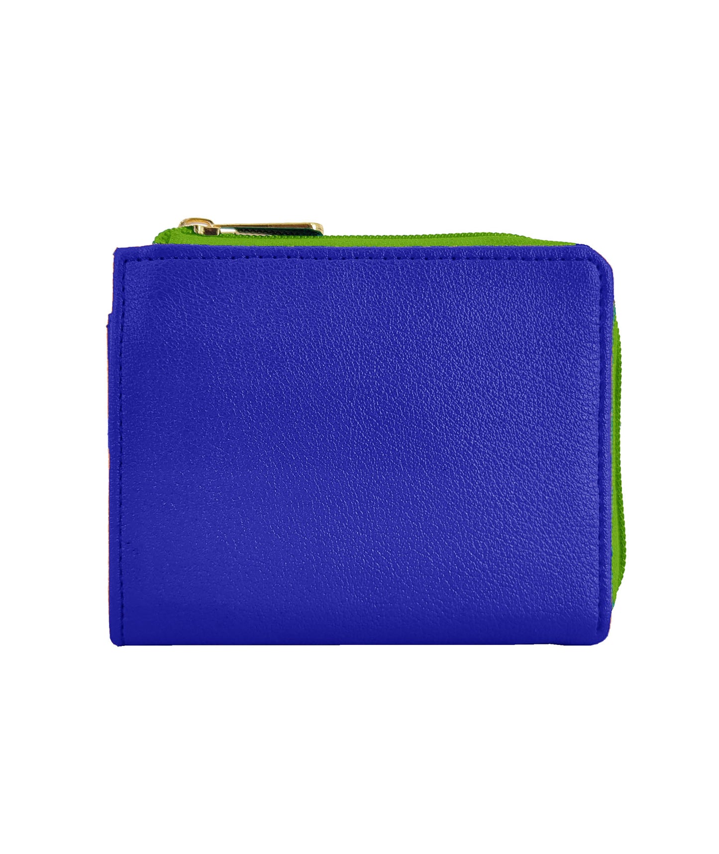 Blue Zip Pocket Wallet