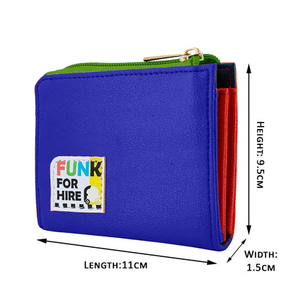 Combo Offers : Yellow Chest Bag & Zip Pocket Wallet Blue