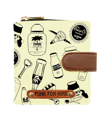 Bottle Loop Wallet White