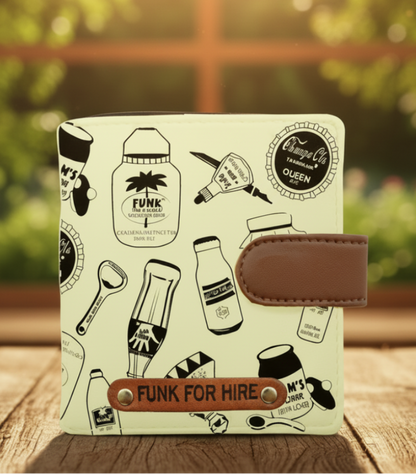 Bottle Loop Wallet White