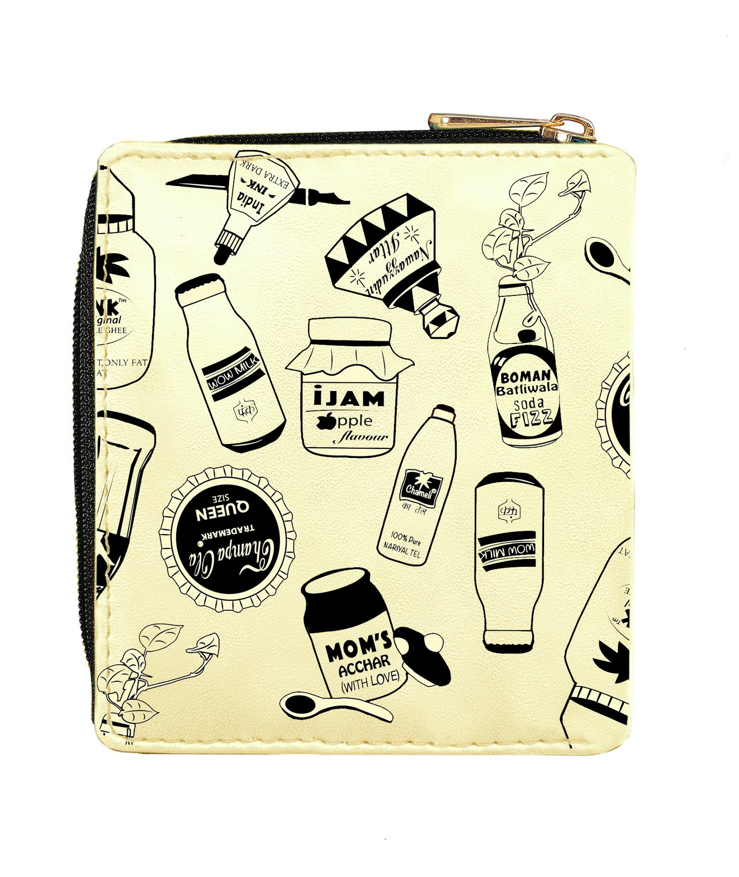 Bottle Loop Wallet White