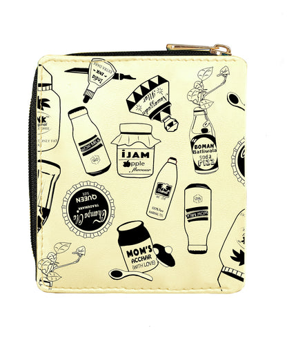 Bottle Loop Wallet White