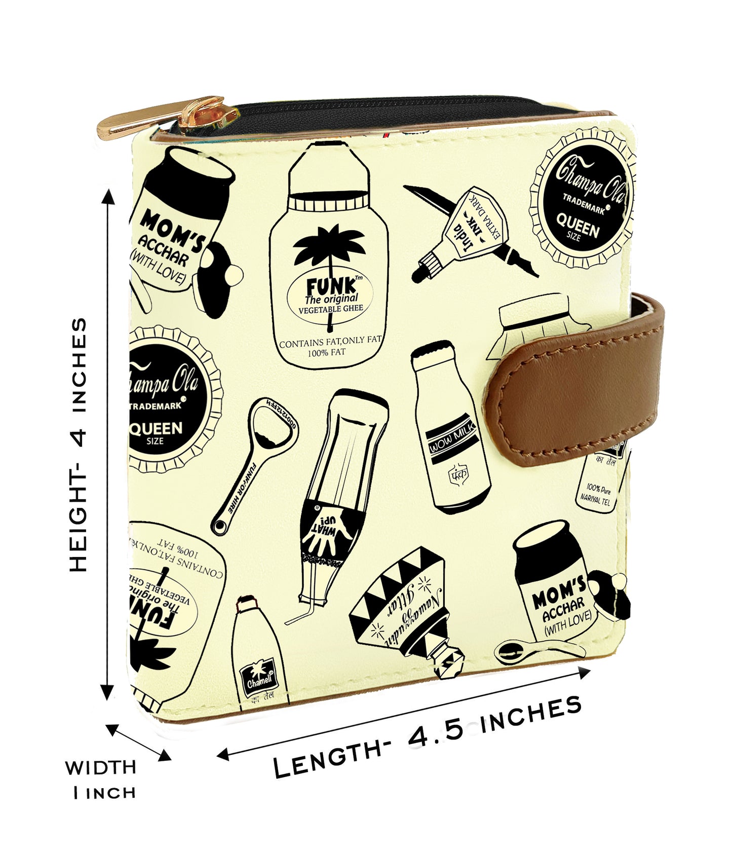 Bottle Loop Wallet White