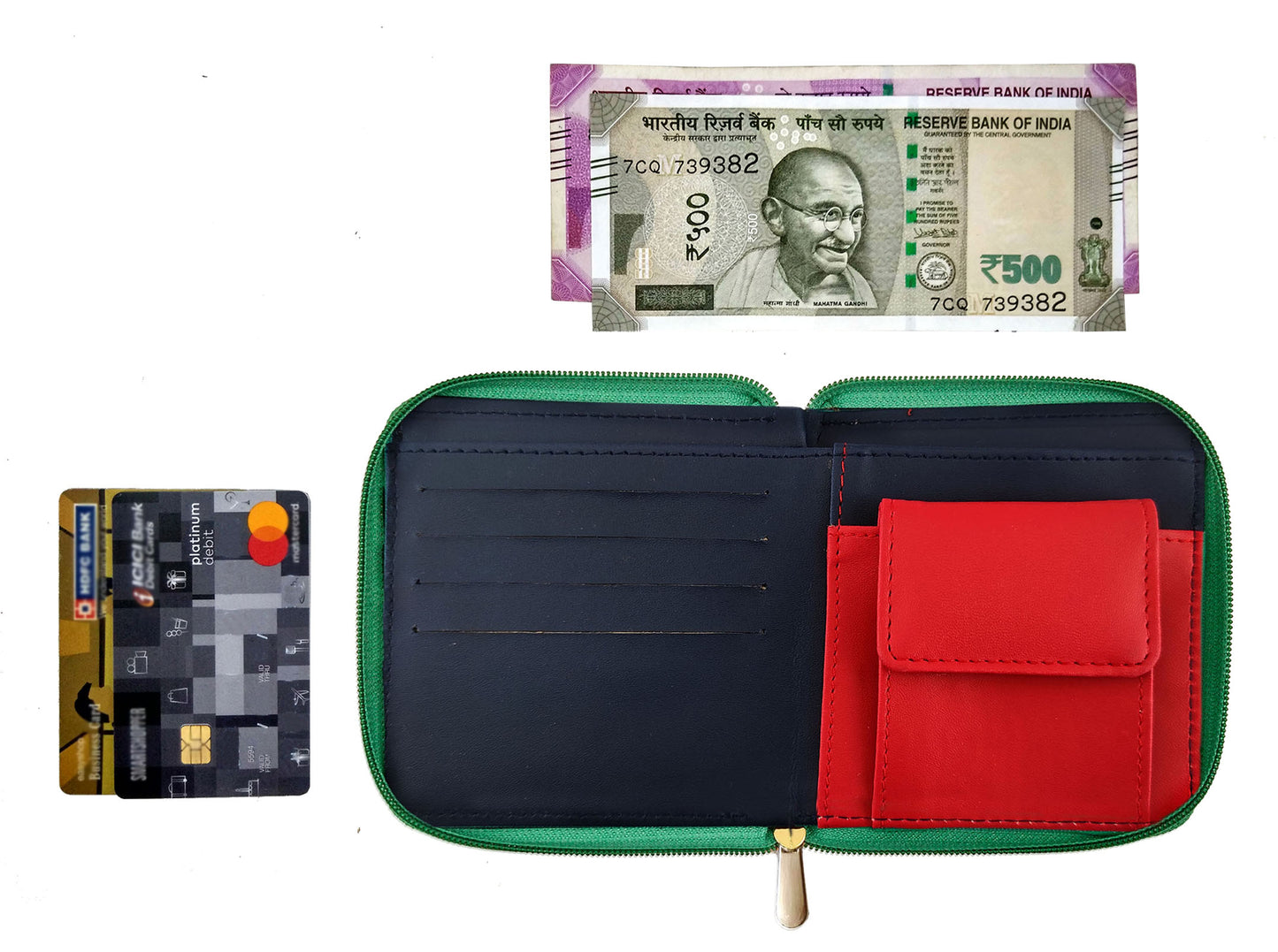 Doll Turquoise Square Wallet