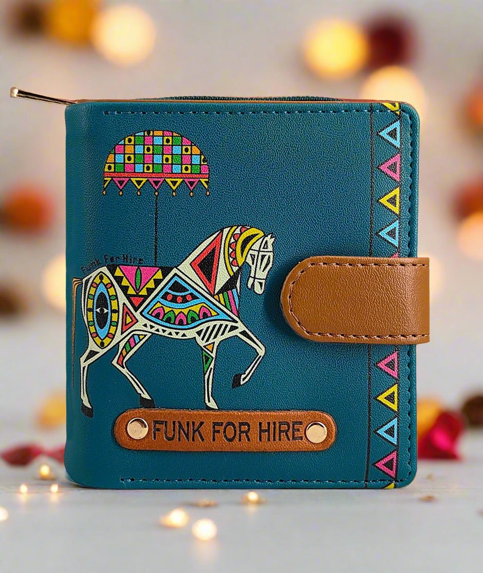 Horse Loop Wallet Teal