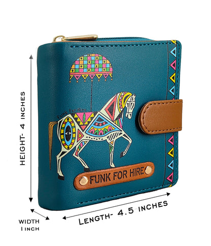 Horse Loop Wallet Teal