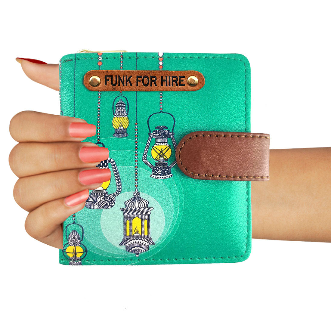 Latain Loop Wallet Aqua Blu