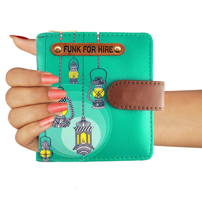 Latain Loop Wallet Aqua Blu