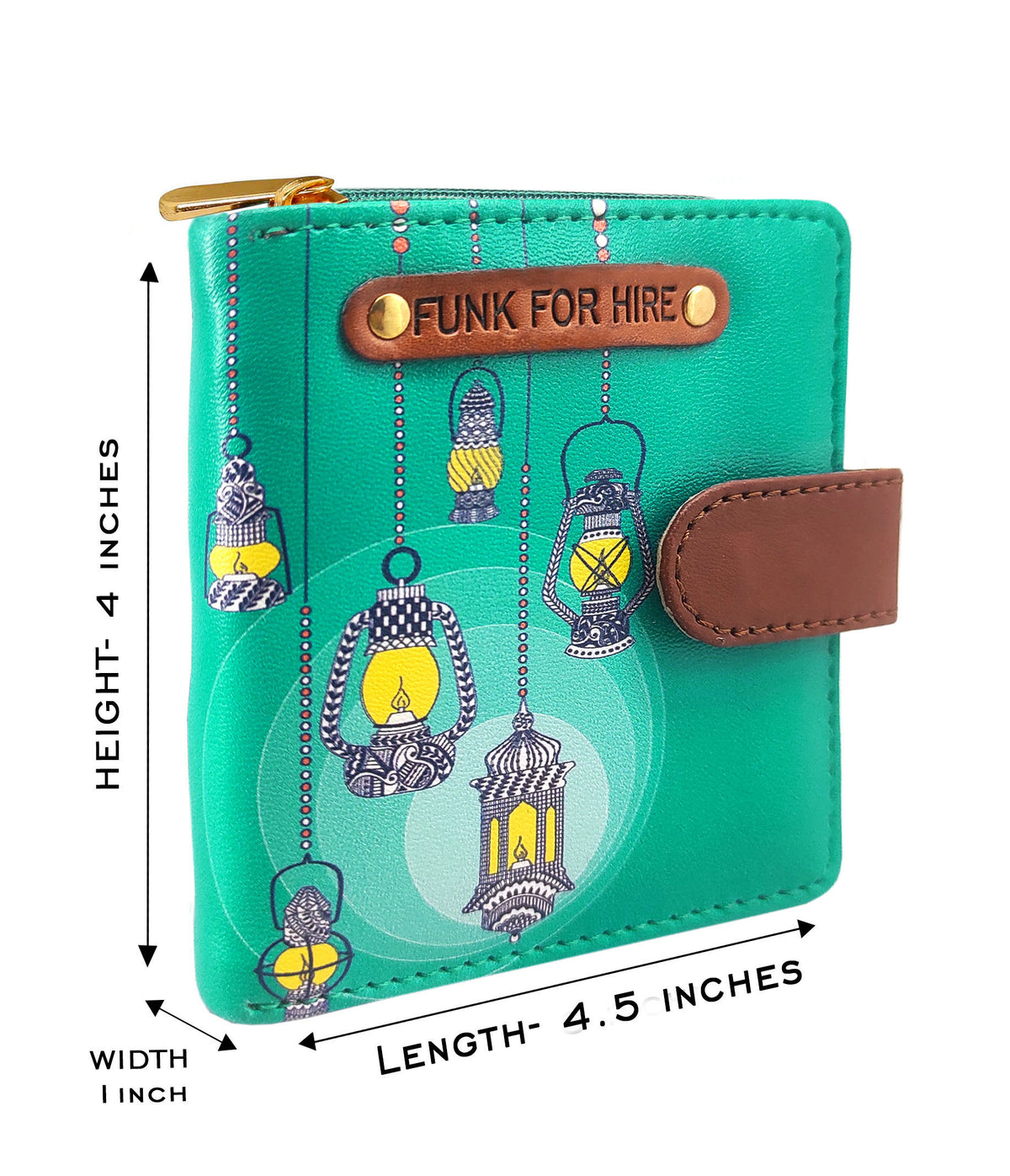 Latain Loop Wallet Aqua Blu