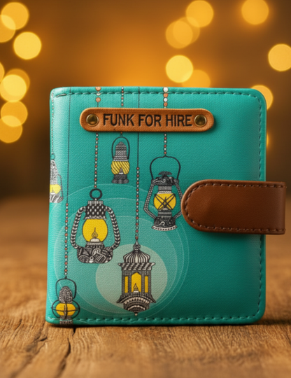 Latain Loop Wallet Aqua Blu