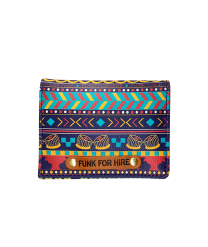 💥Combo Offers : Music Border Box White Sling Bag & Pocket Multicolour Wallet
