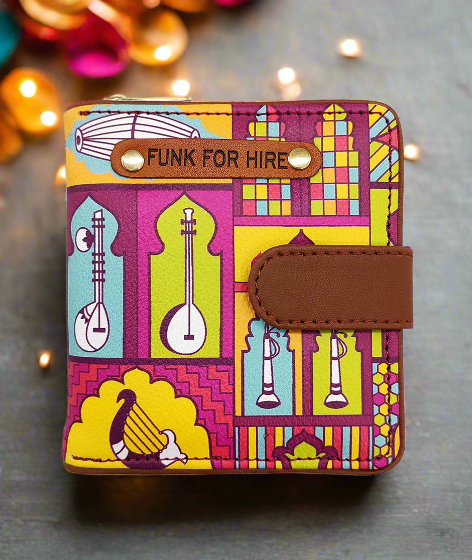 Music Wall Loop Wallet Purple