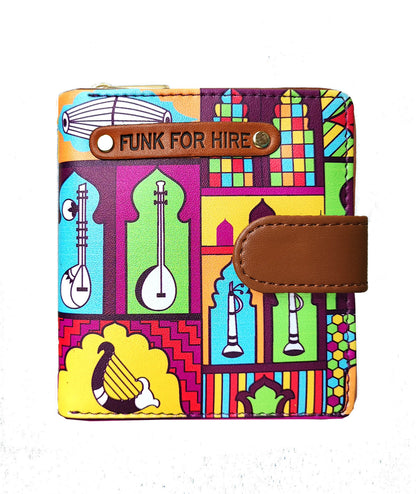 Music Wall Loop Wallet Purple