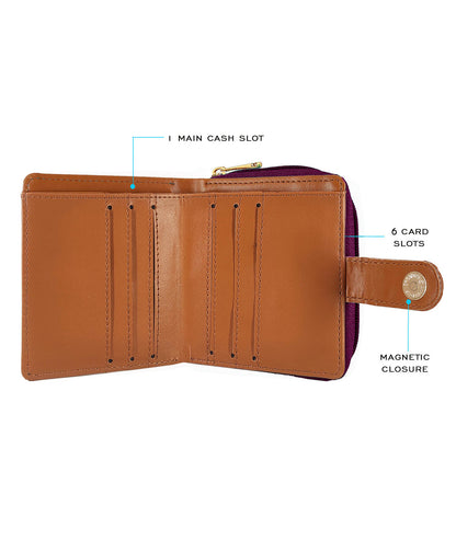 Music Wall Loop Wallet Purple