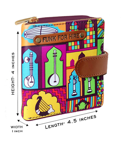 Music Wall Loop Wallet Purple