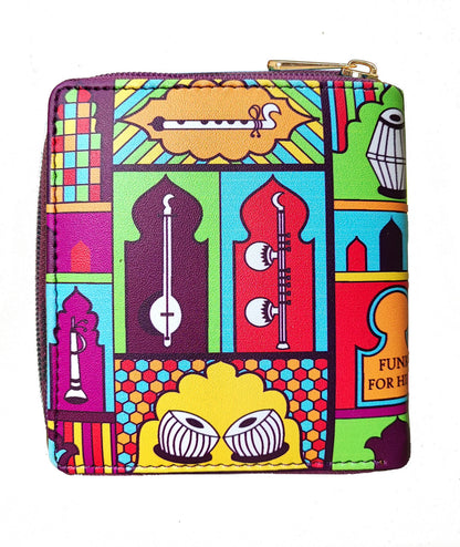 Music Wall Loop Wallet Purple