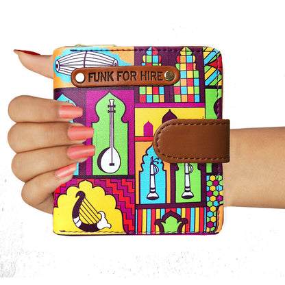 Music Wall Loop Wallet Purple
