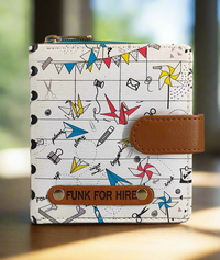 Origami Loop Wallet White