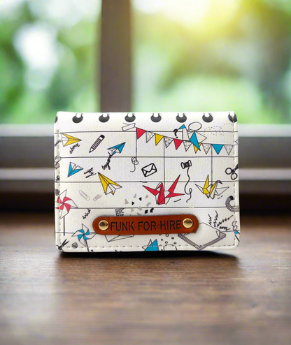 💥Combo Offers : Origami Box White Sling Bag & Pocket Wallet White