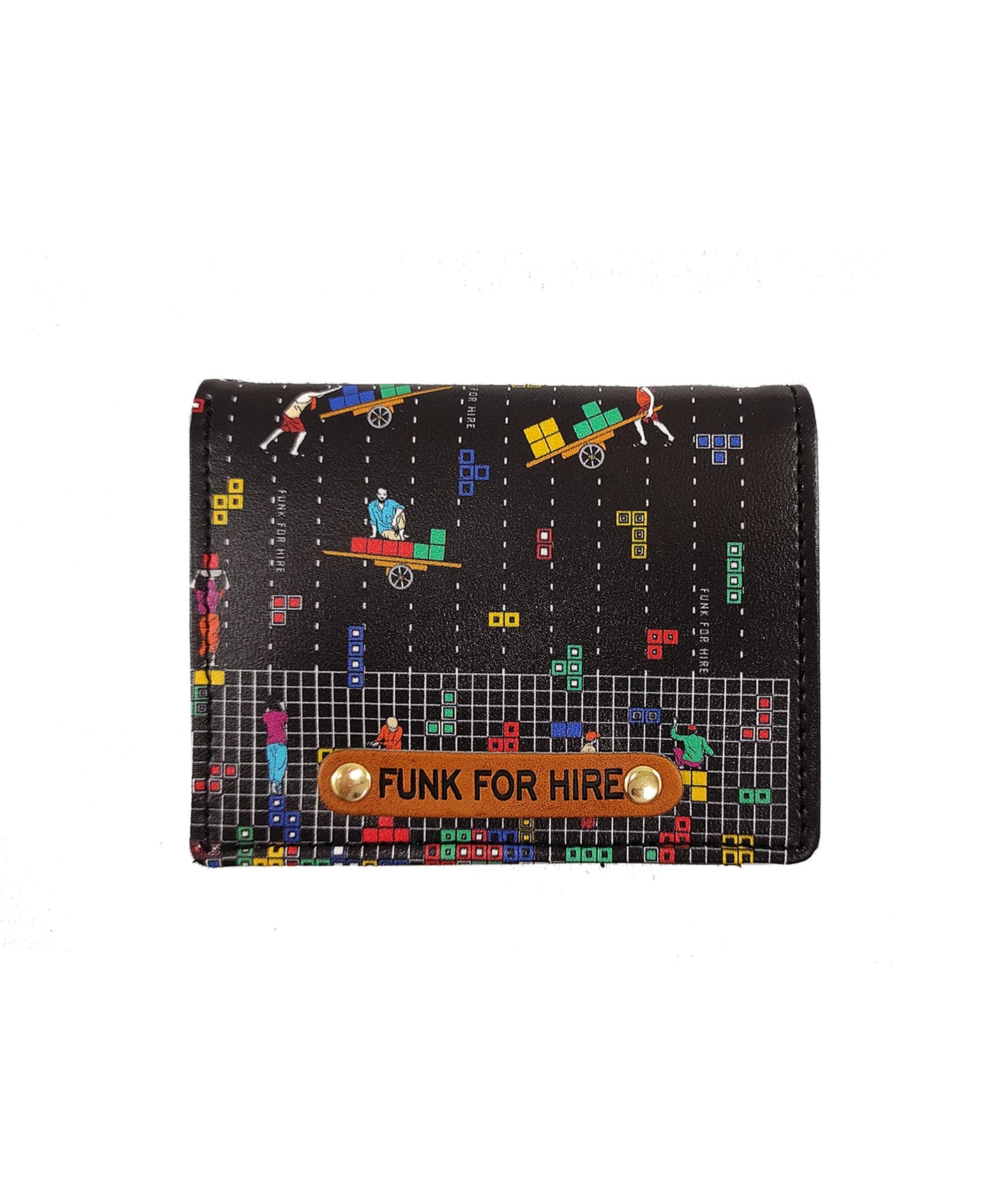 Garage Sale : Tetris Pocket Black Wallet - 26