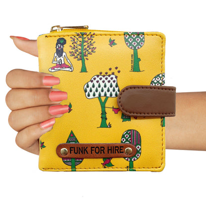 💥Combo Offers: Doll Drawstring Sling Bag & Tree Mustard Loop Wallet