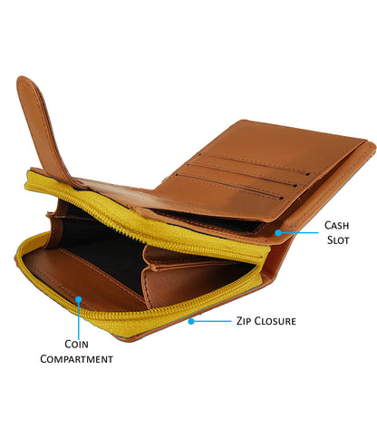 Tree Loop Wallet Mustard
