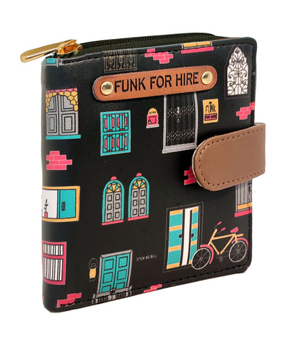 Combo Offers : Wall Box Black Sling Bag & Loop Black Wallet