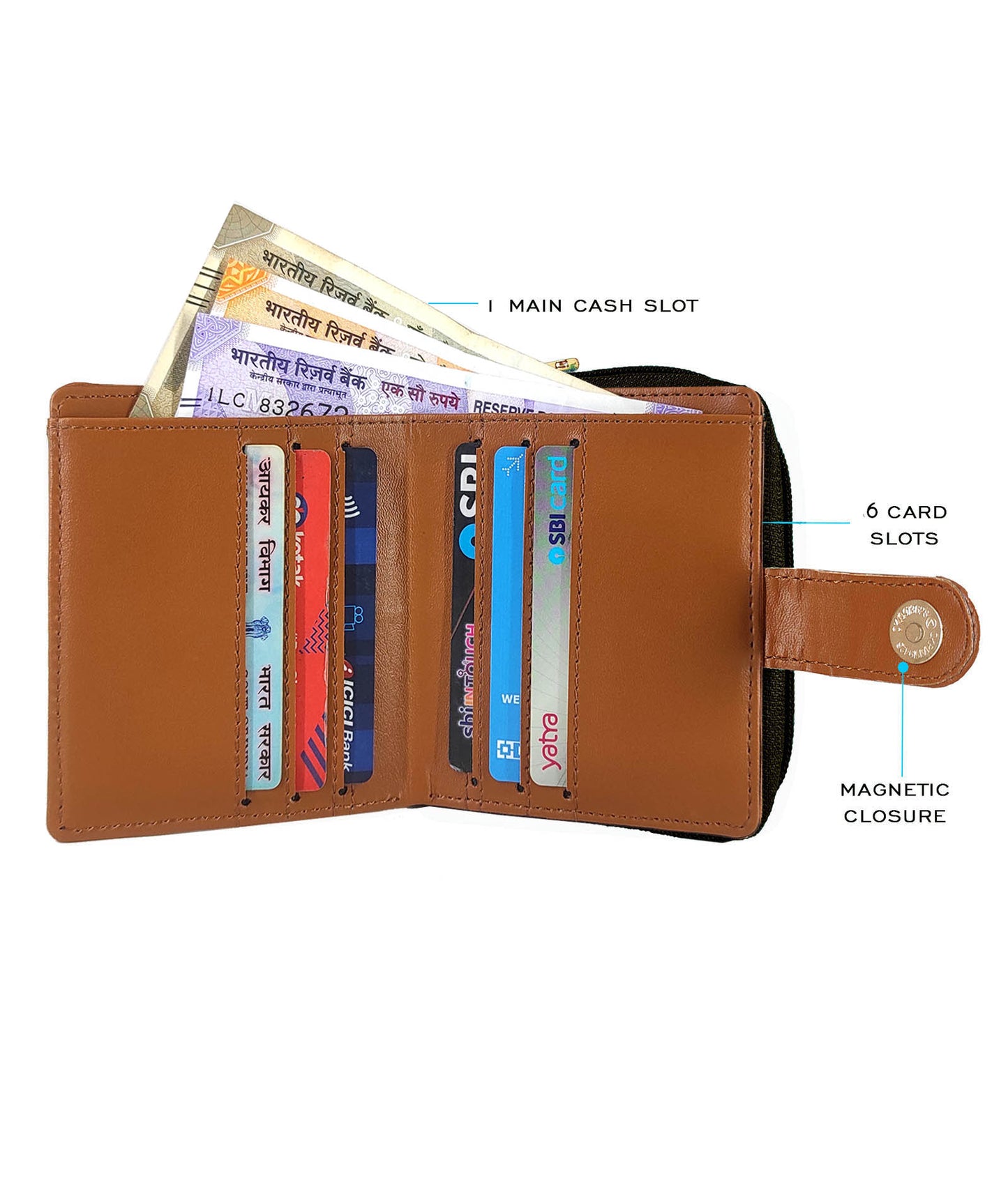Origami Loop Wallet Grey