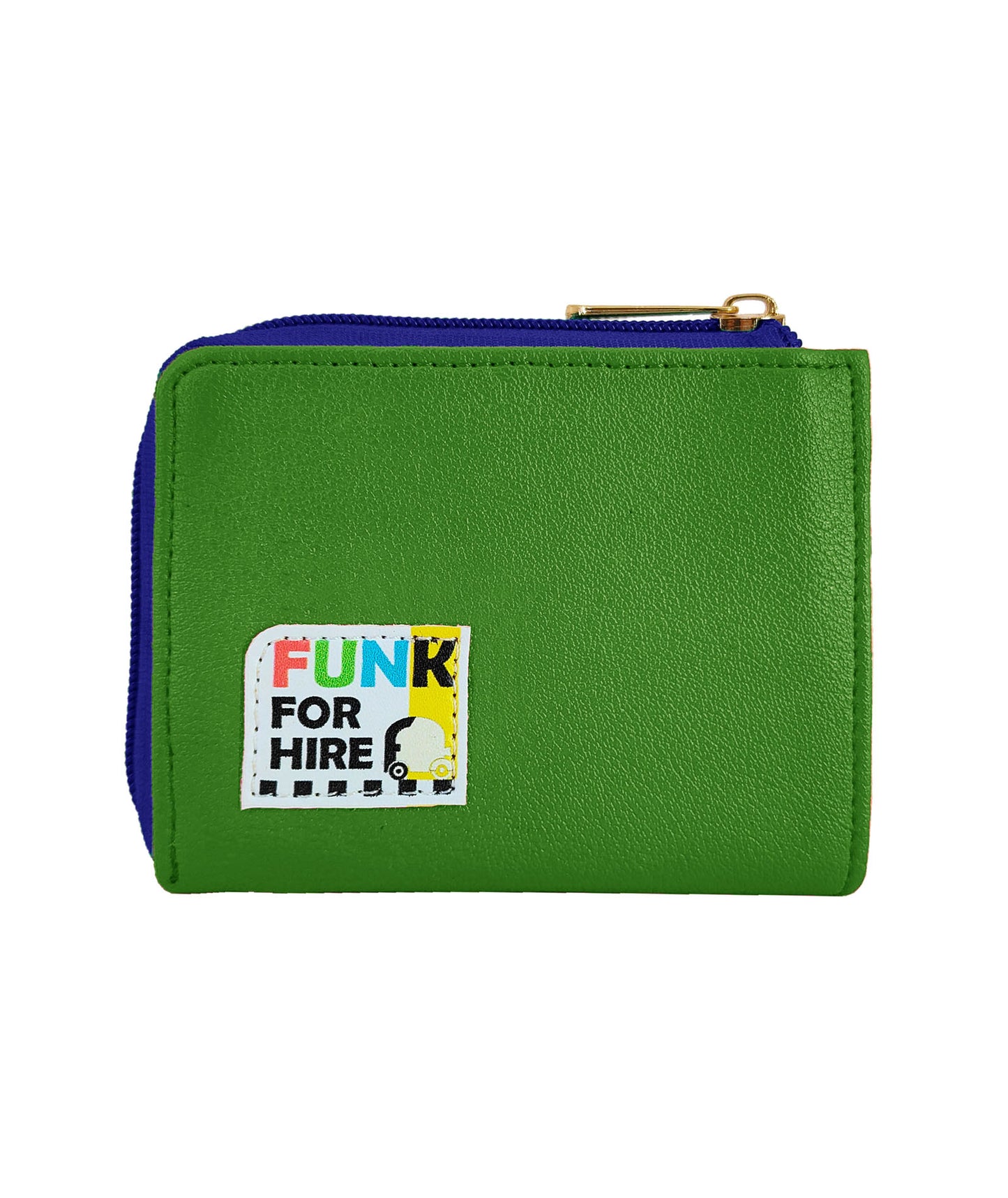 Lime Green Zip Pocket Wallet