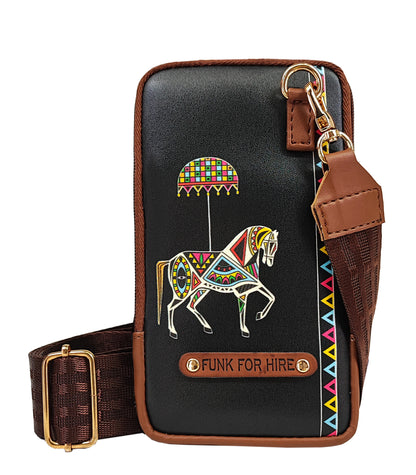 💥Combo Offers : Horse Black Mobile Sling & Horse Loop Wallet