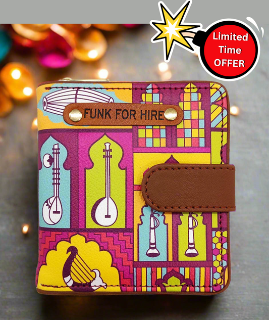 Music Wall Loop Wallet Purple
